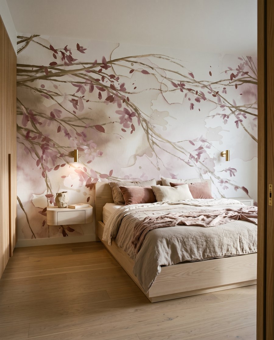 Takken over zachte kleurvlekken — interieur 2