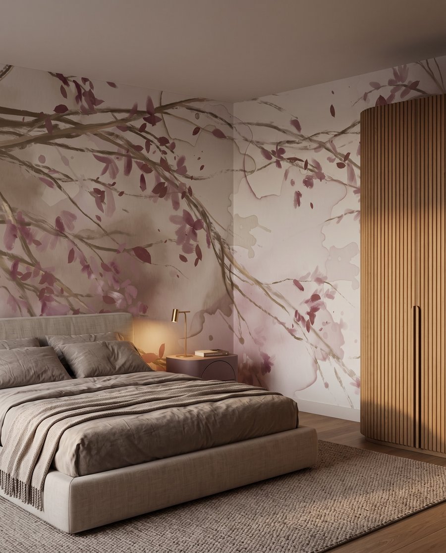Takken over zachte kleurvlekken — interieur 3
