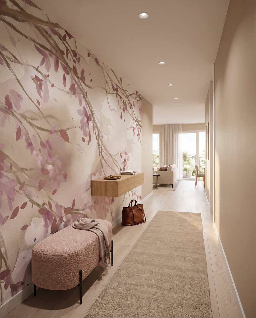 Takken over zachte kleurvlekken — interieur 4