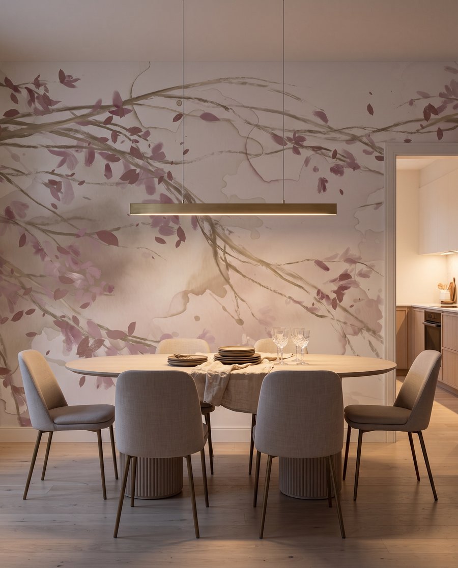 Takken over zachte kleurvlekken — interieur 5