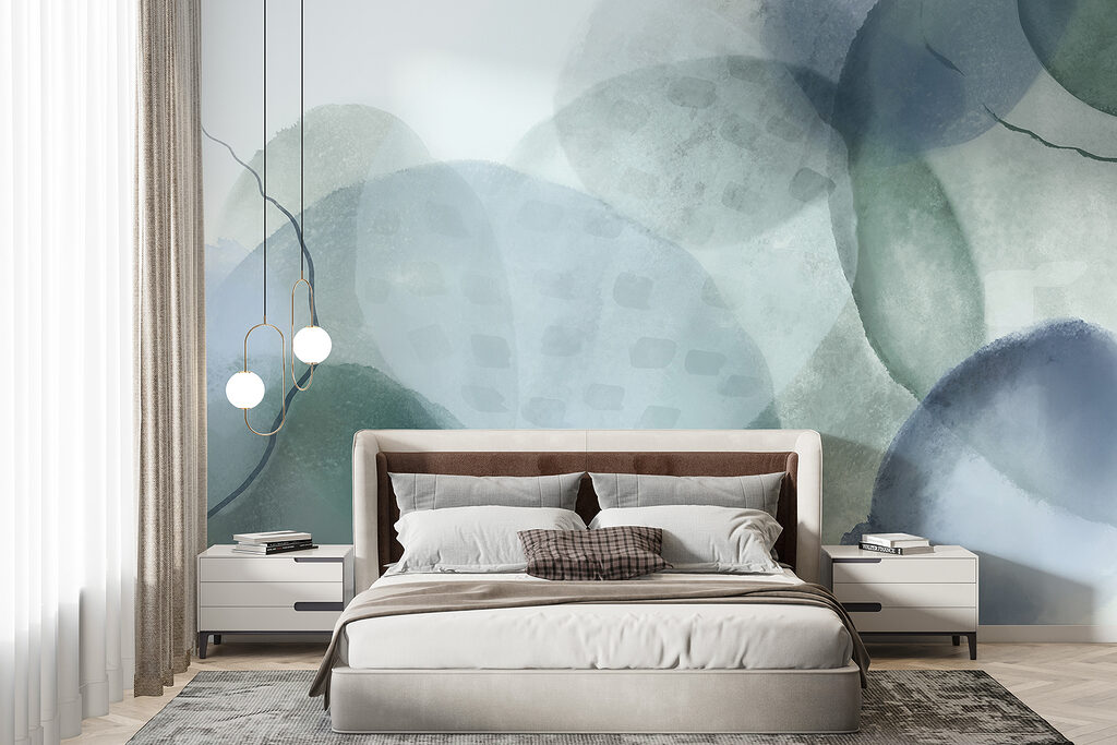 Groene inktkringen overlappen — interieur 2