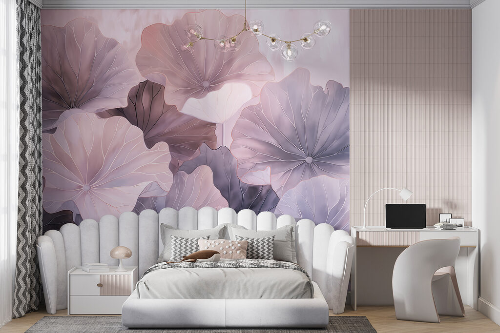 Waaiervormen in zachte kleurlagen — interieur 4