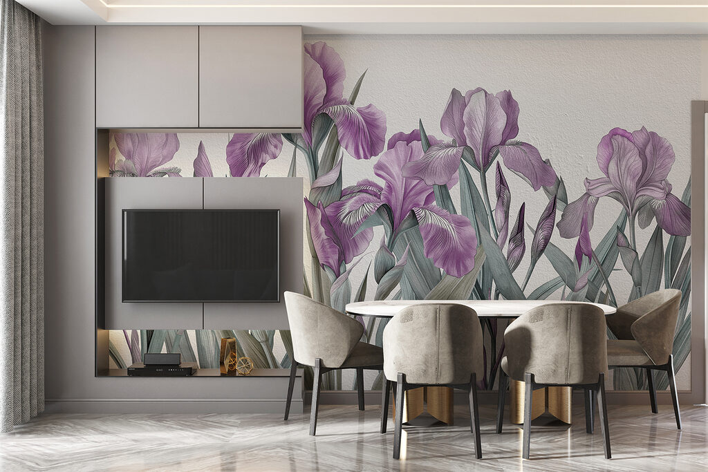 Irissen op slanke stelen — interieur 2