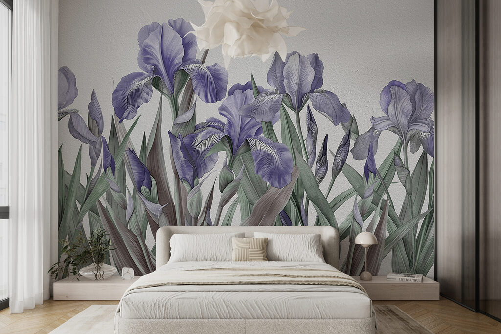 Irissen op slanke stelen — interieur 1