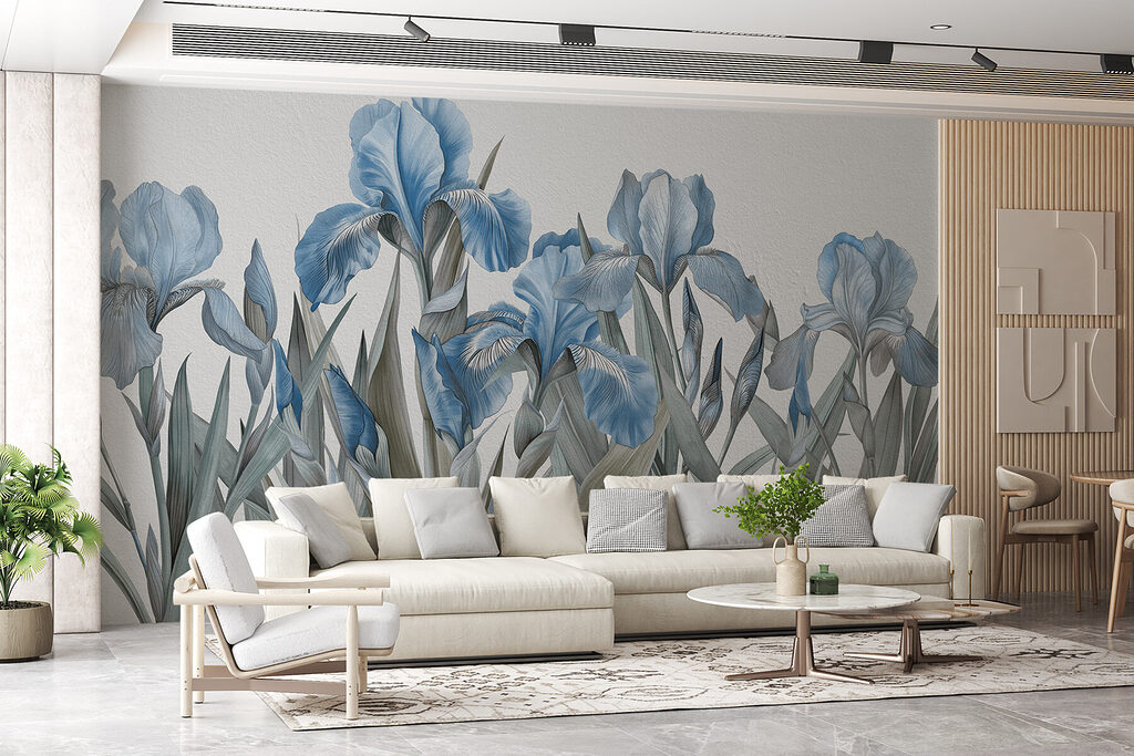 Irissen op slanke stelen — interieur 1
