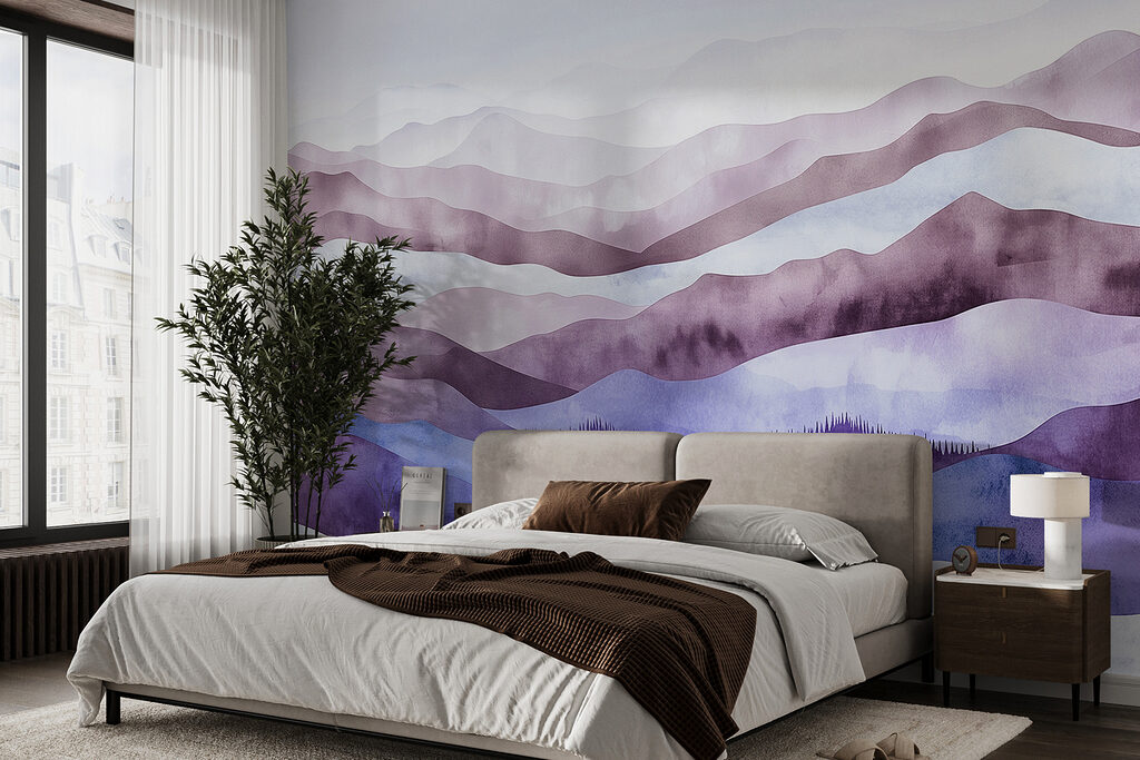 Heuvels in golvende aquarel — interieur 3