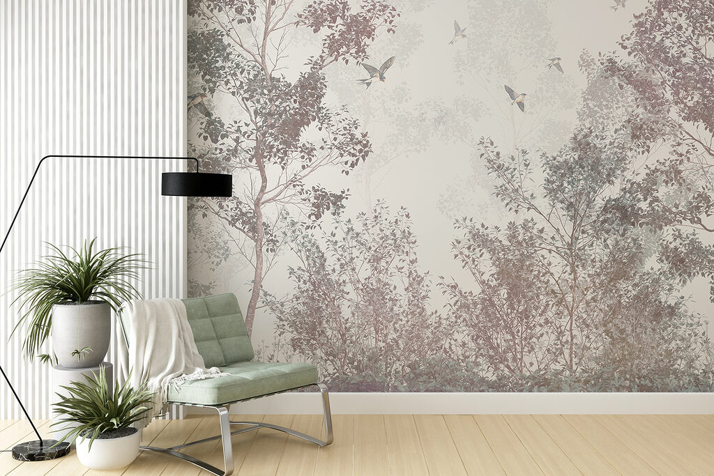 Vogels vliegen in de lucht — interieur 5
