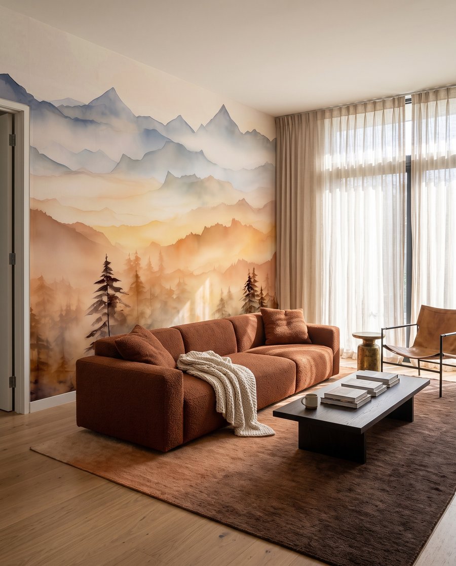Gouden ochtend tussen boslagen — interieur 2