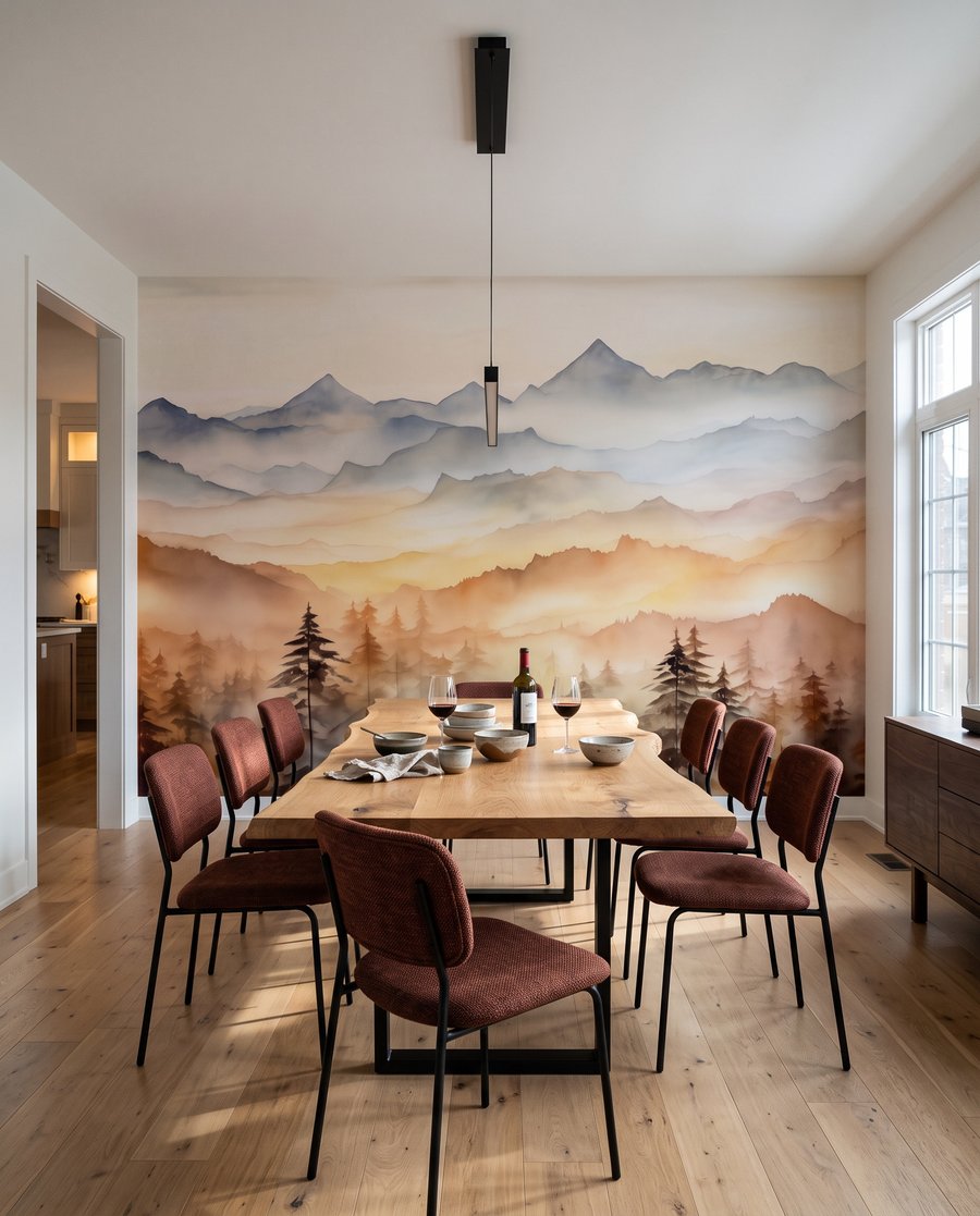 Gouden ochtend tussen boslagen — interieur 5