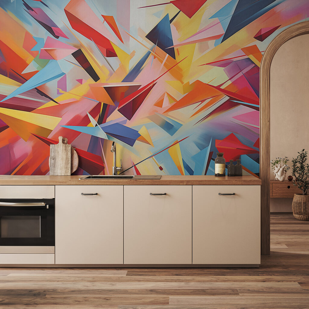 Kleurige punten in beweging — interieur 2