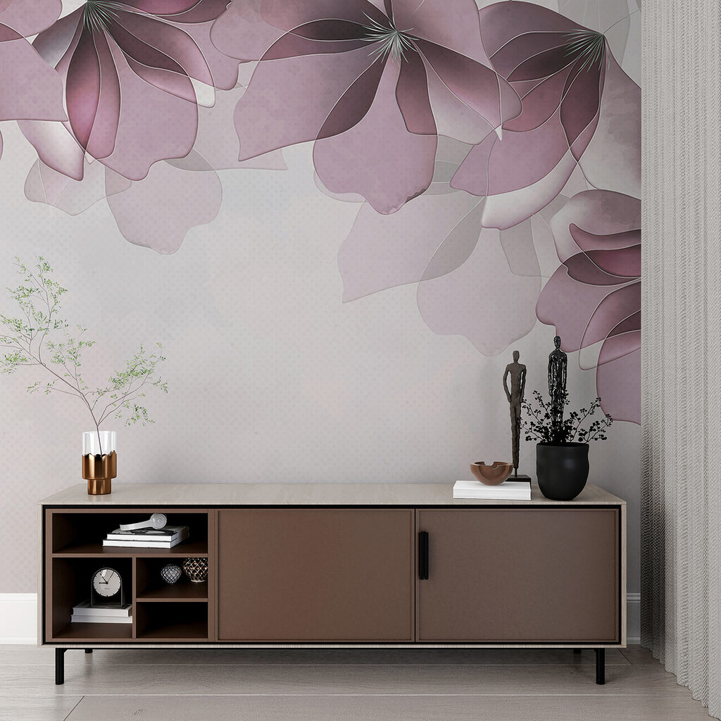 Paarse bladeren bovenaan — interieur 2