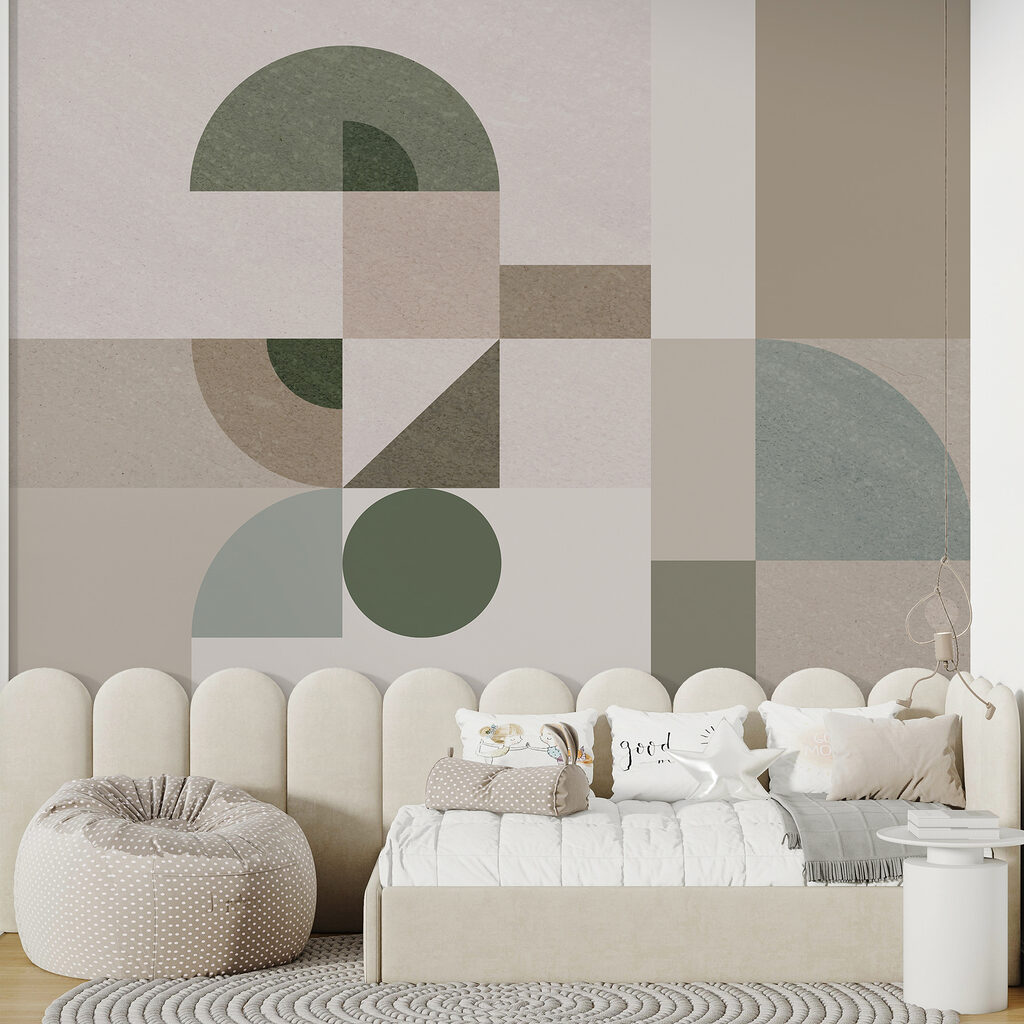 Groene rondingen tussen zandvlakken — interieur 5