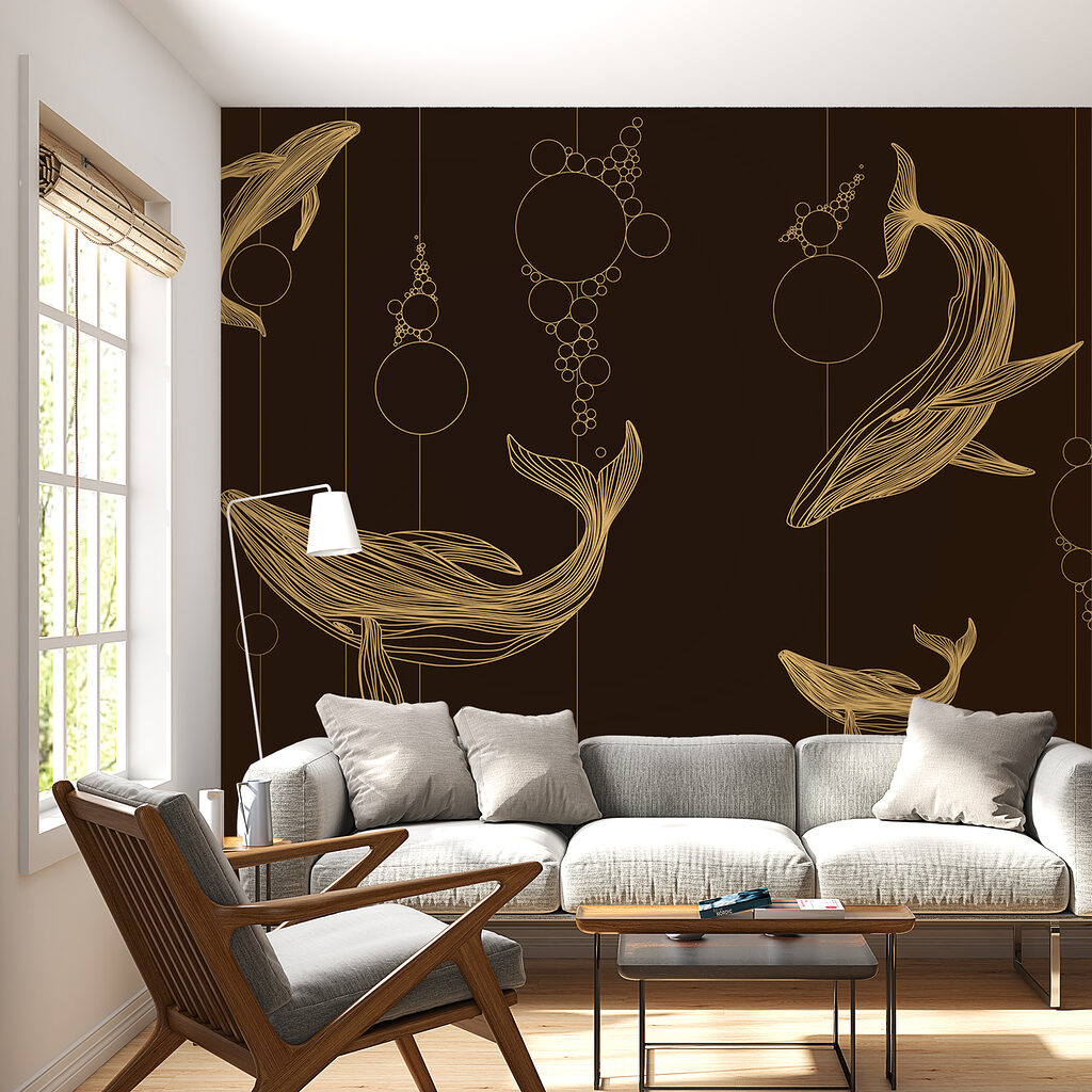 Walvissen tussen hangende cirkels — interieur 1