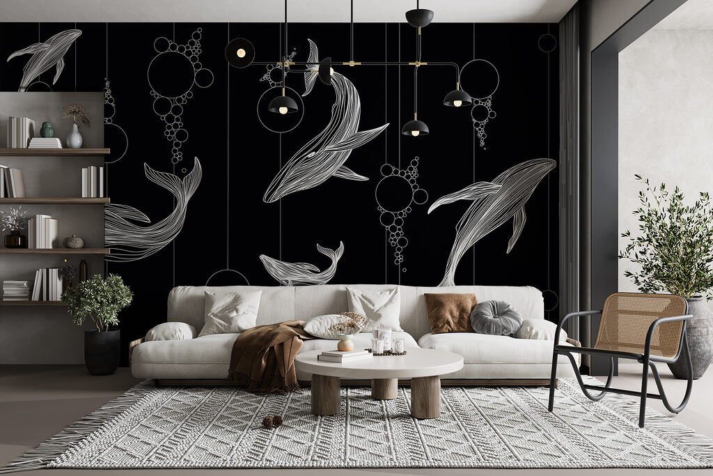Walvissen tussen hangende cirkels — interieur 2