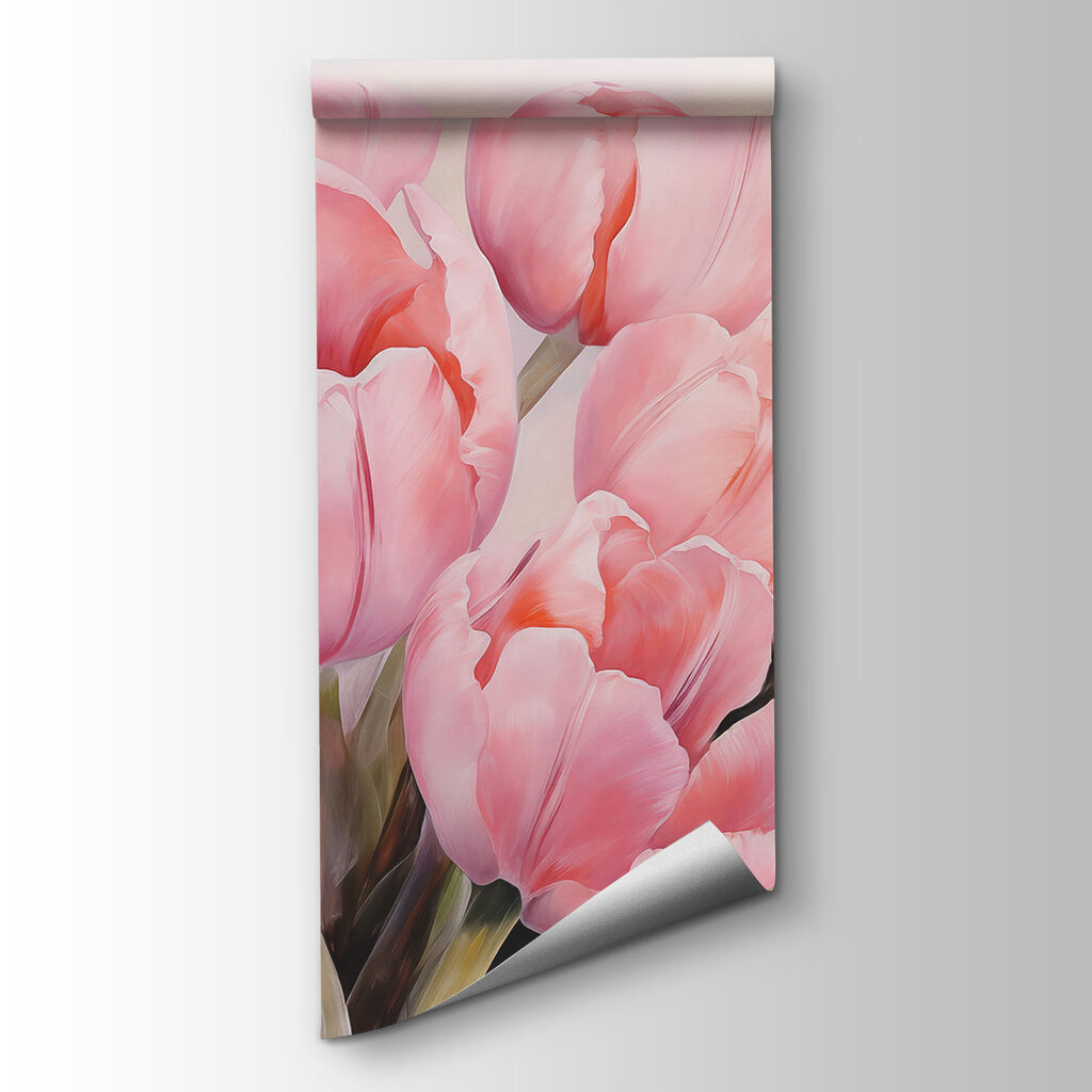 Tere roze tulpen in volle bloei — productweergave
