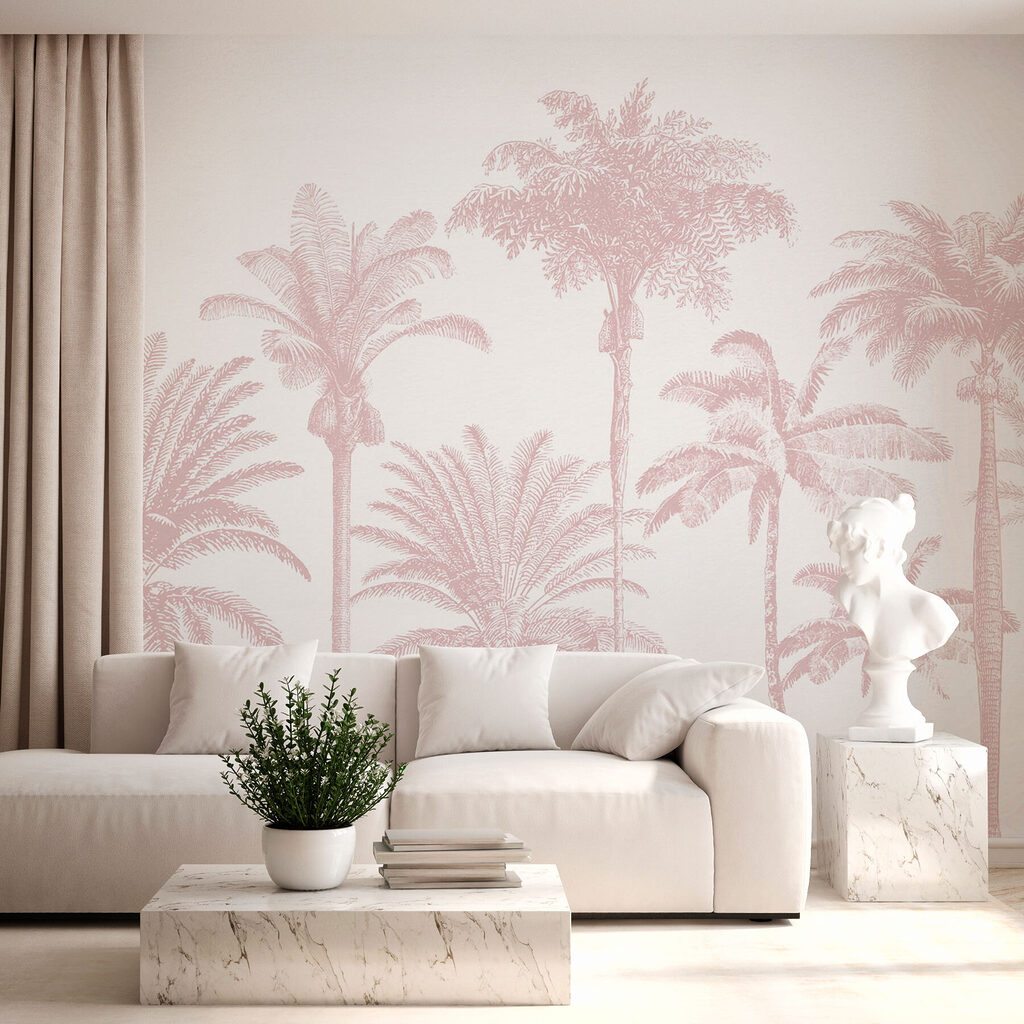 Palmen in fijne lijnen — interieur 2