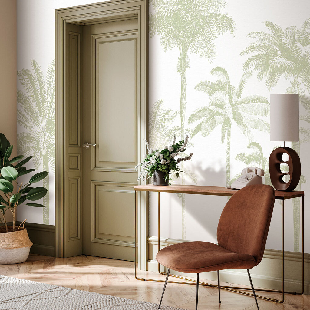 Palmen in fijne lijnen — interieur 2