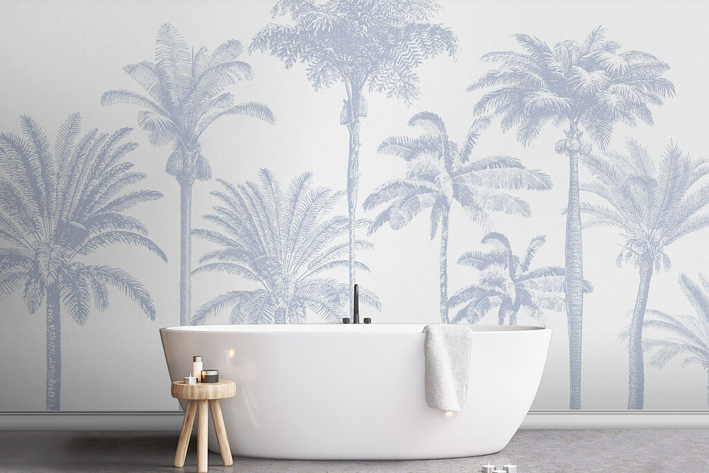 Palmen in fijne lijnen — interieur 1