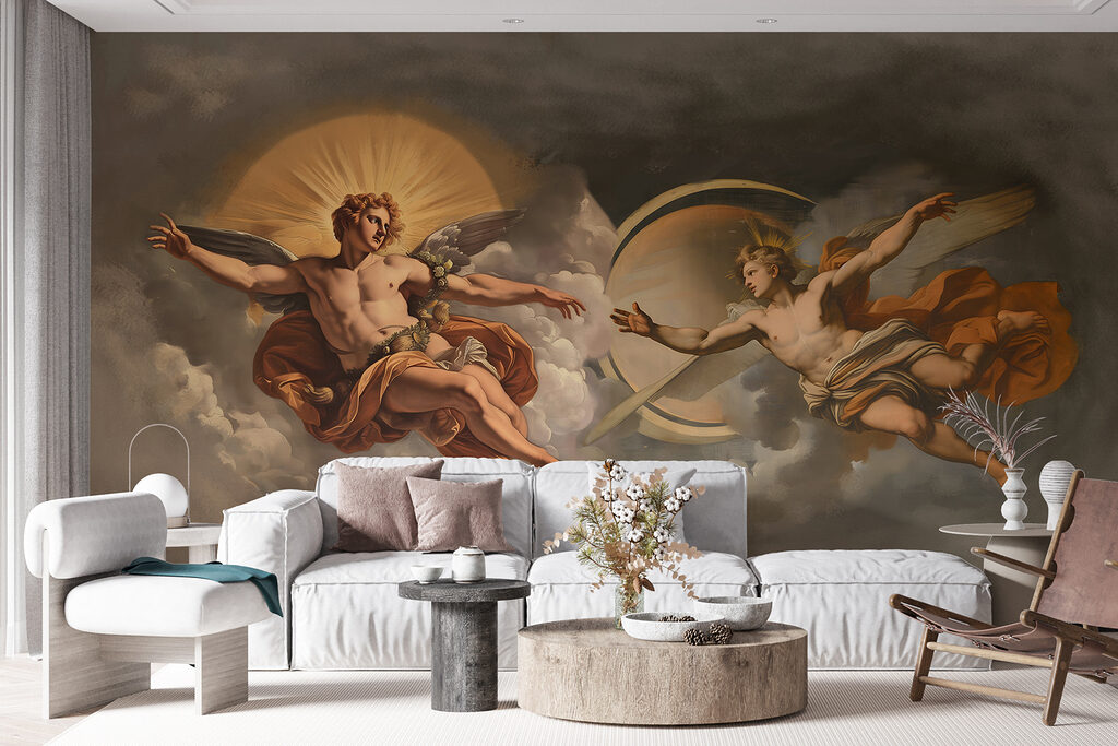 Vleugels in een wolkenfresco — interieur 4
