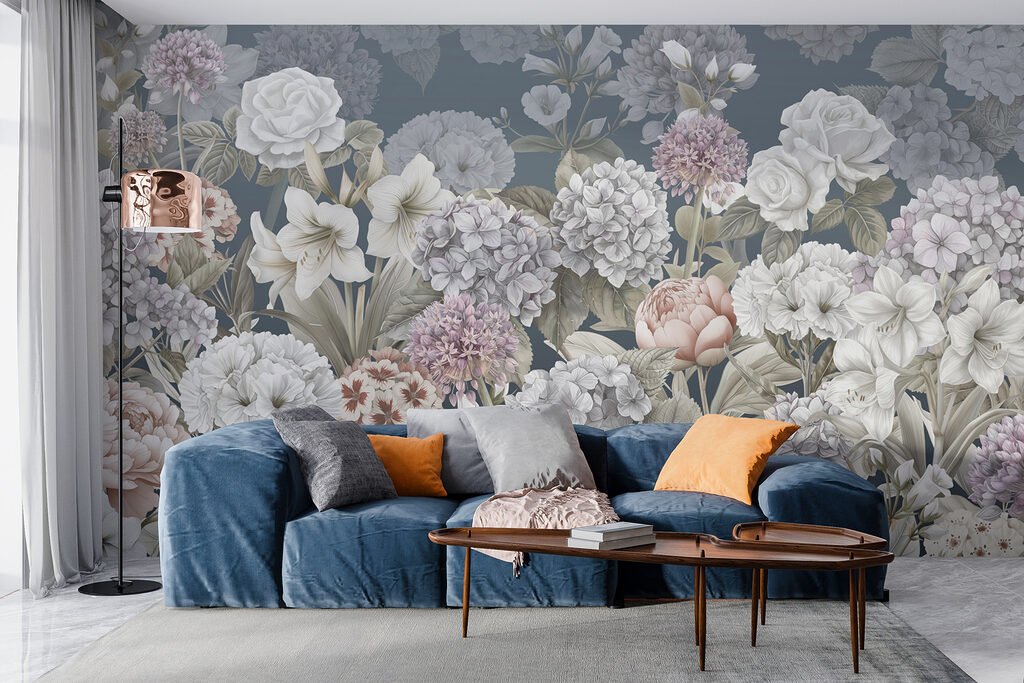 Een overvloed aan tuinbloemen — interieur 2