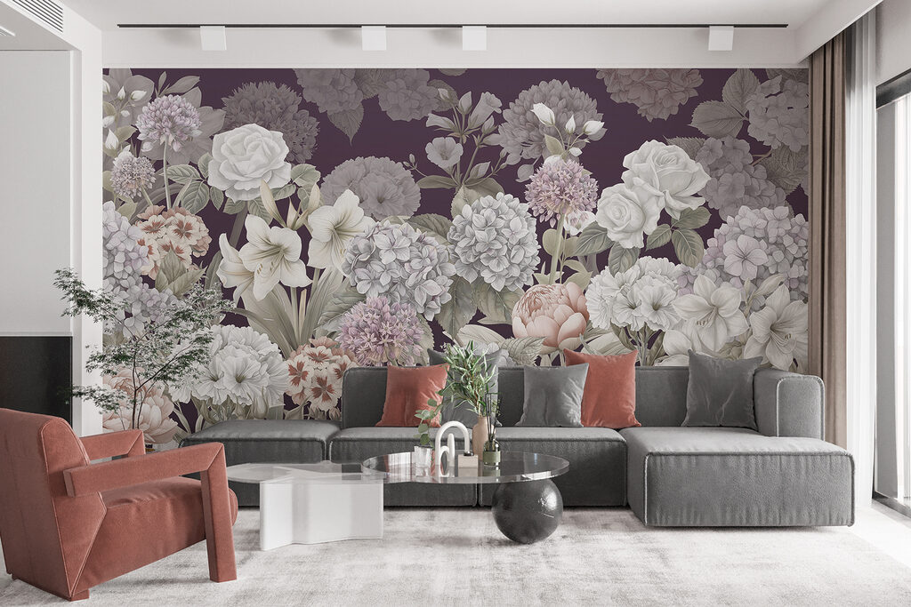 Een overvloed aan tuinbloemen — interieur 2