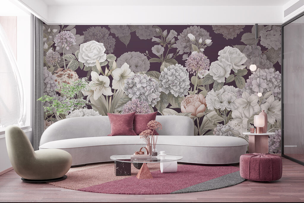 Een overvloed aan tuinbloemen — interieur 3