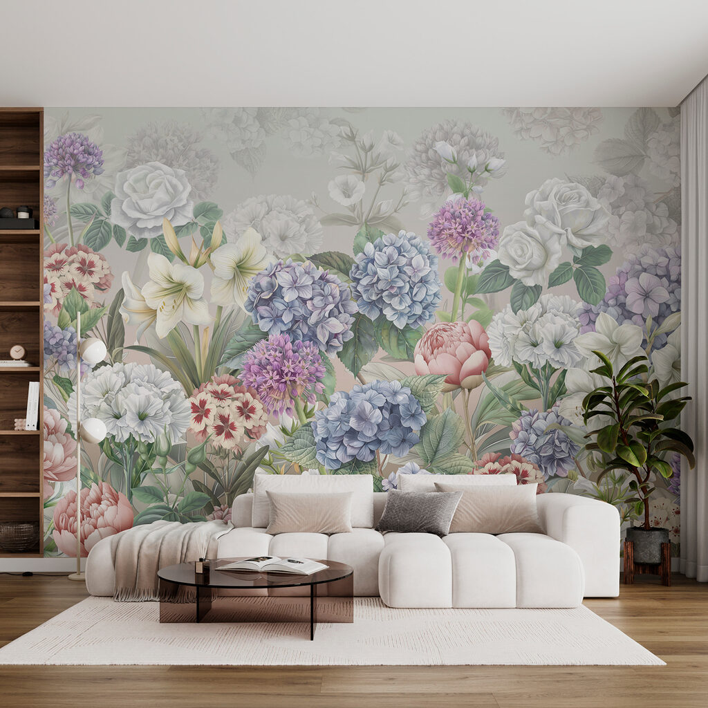 Een overvloed aan tuinbloemen — interieur 2