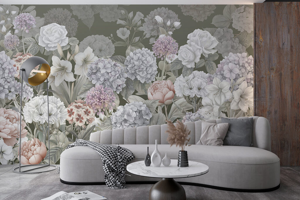 Een overvloed aan tuinbloemen — interieur 2