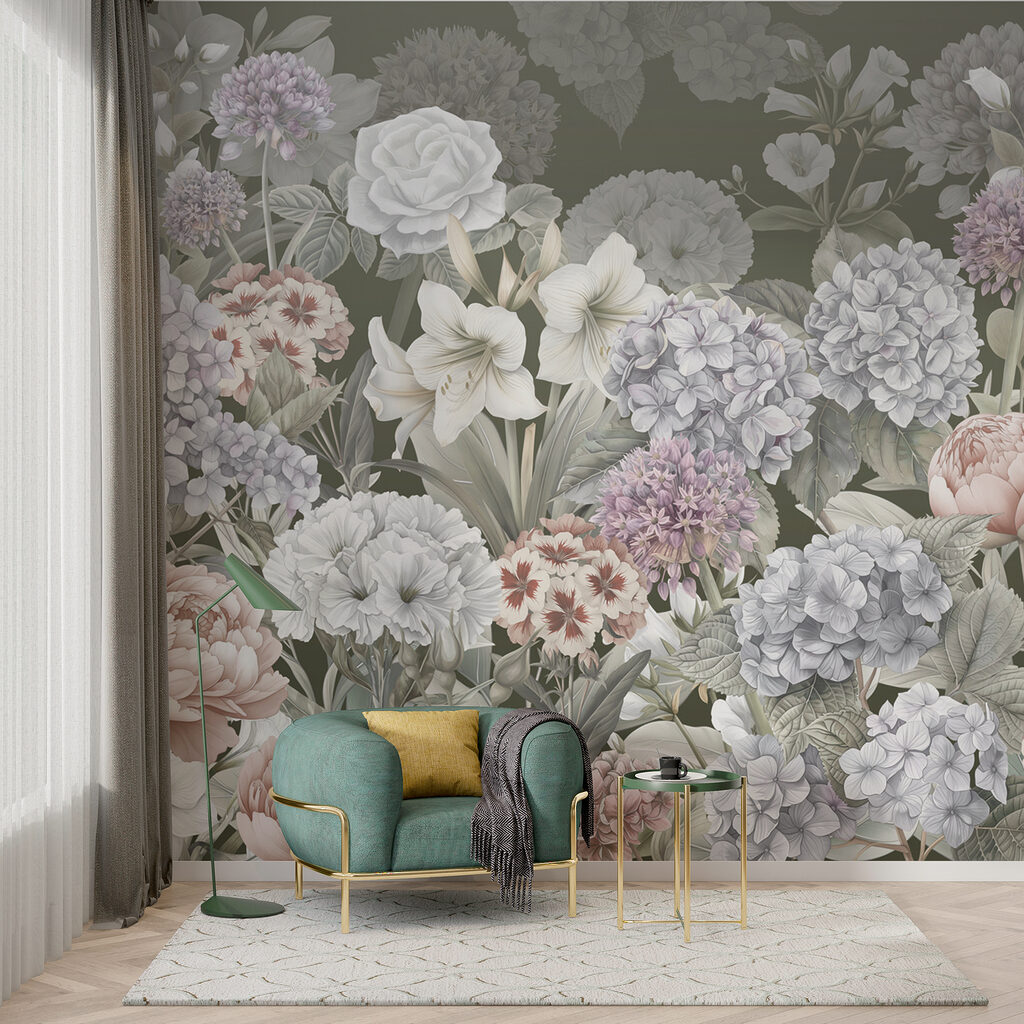 Een overvloed aan tuinbloemen — interieur 4