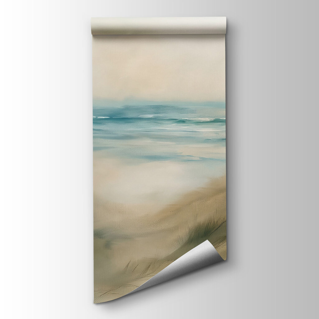 Schilderij van een strand — productweergave
