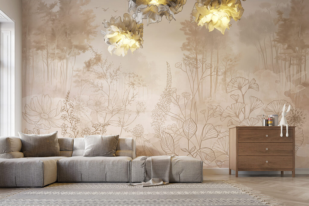 Bloemcontouren voor een bosrand — interieur 2