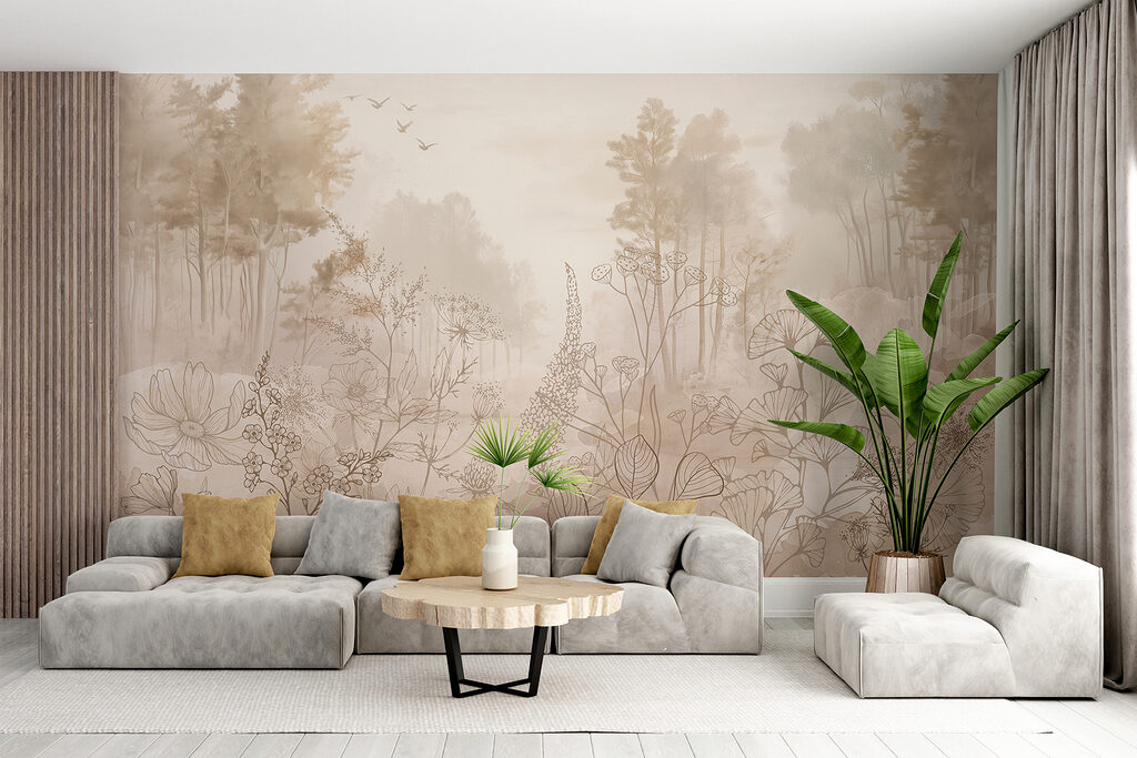 Bloemcontouren voor een bosrand — interieur 3