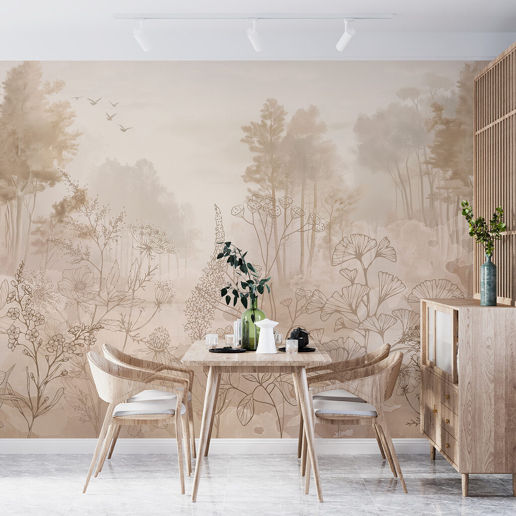 Bloemcontouren voor een bosrand — interieur 4