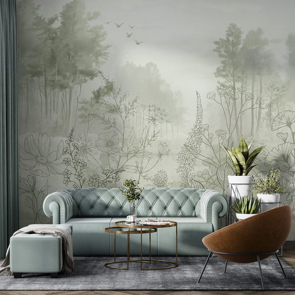 Bloemcontouren voor een bosrand — interieur 3