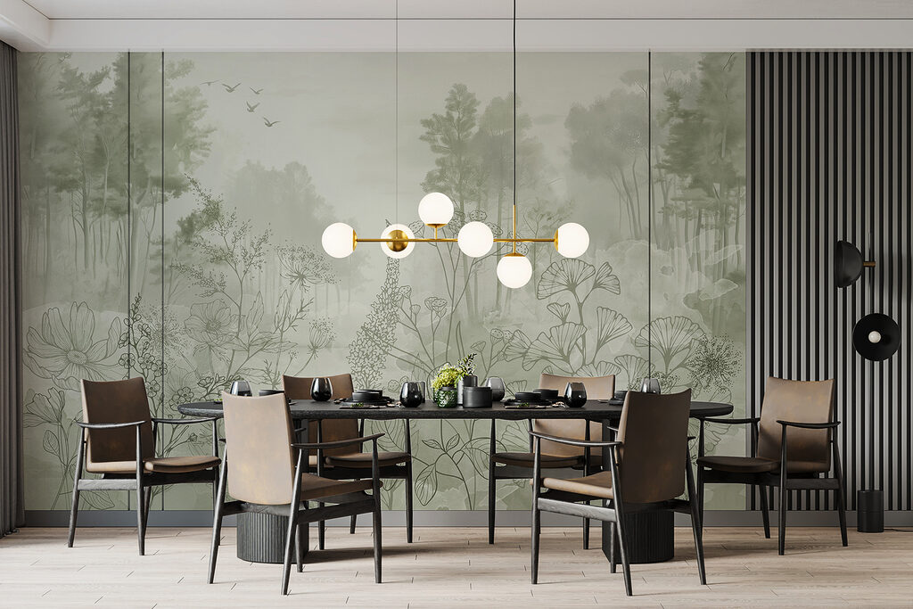 Bloemcontouren voor een bosrand — interieur 4