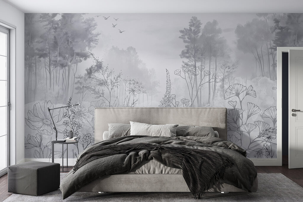 Bloemcontouren voor een bosrand — interieur 1