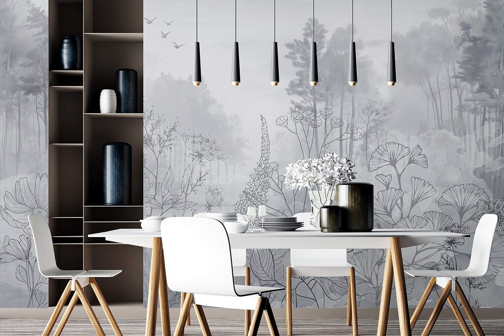 Bloemcontouren voor een bosrand — interieur 3
