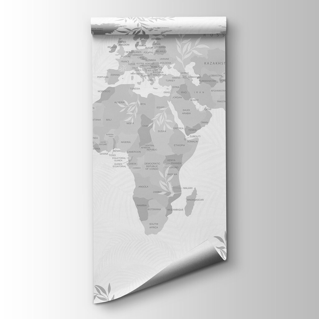 Kaart van de wereld — productweergave