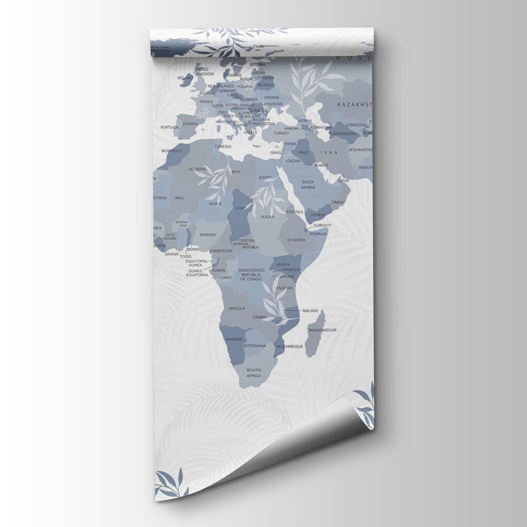 Kaart van de wereld — productweergave