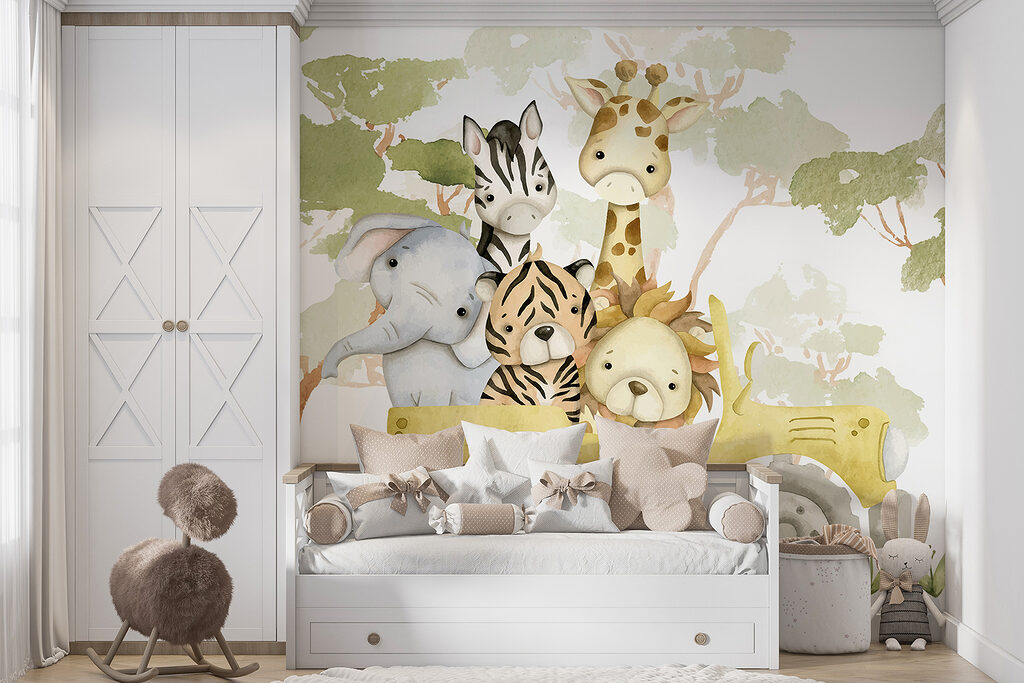 Safarivriendjes op een autorit — interieur 1