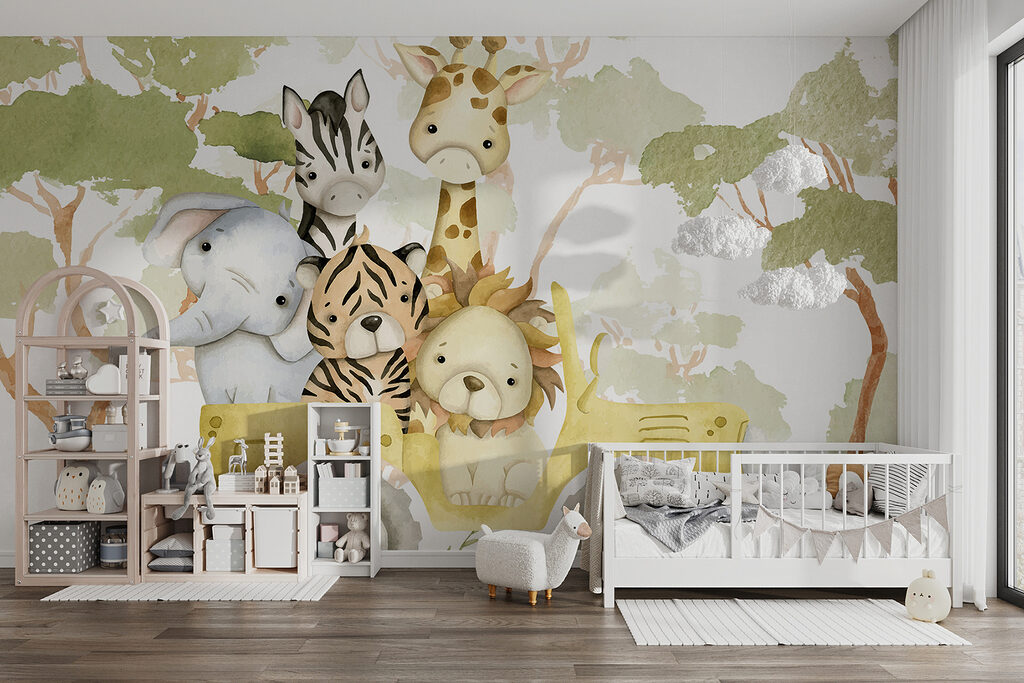 Safarivriendjes op een autorit — interieur 2