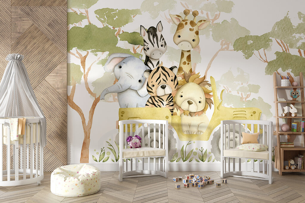 Safarivriendjes op een autorit — interieur 3