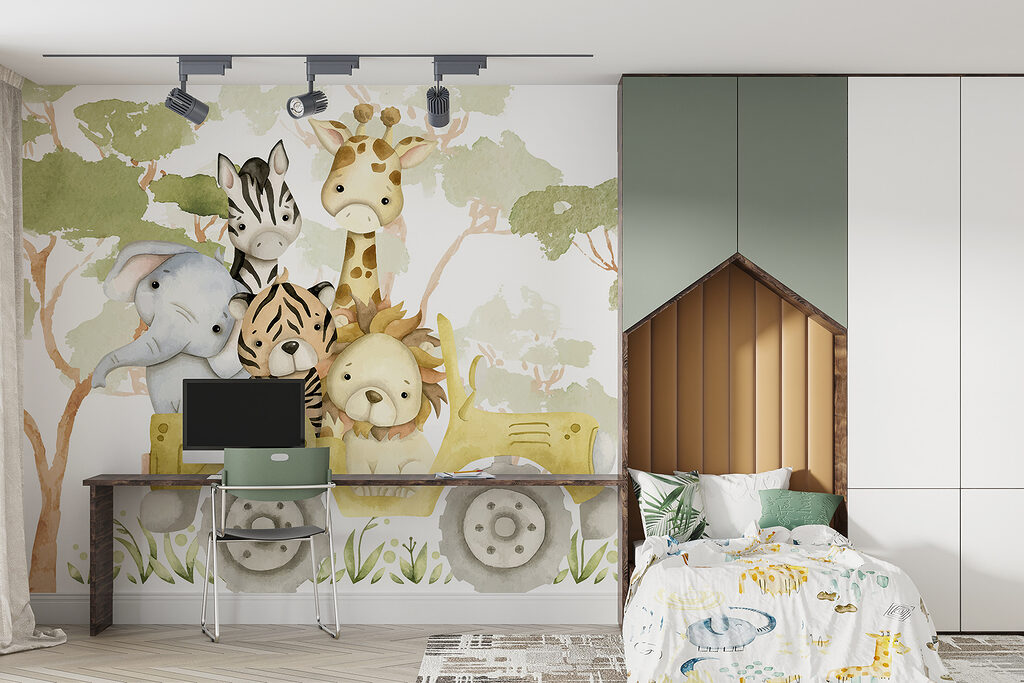 Safarivriendjes op een autorit — interieur 4