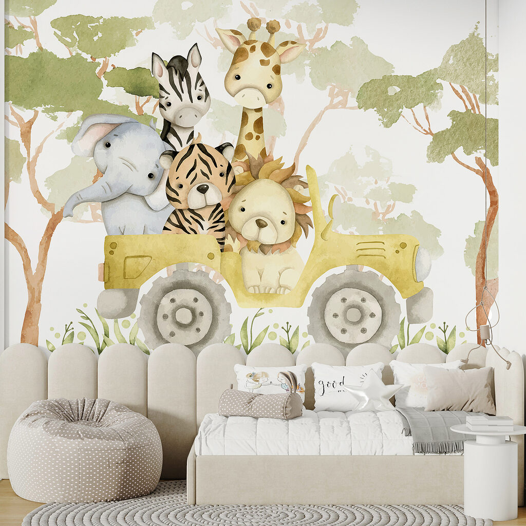 Safarivriendjes op een autorit — interieur 5