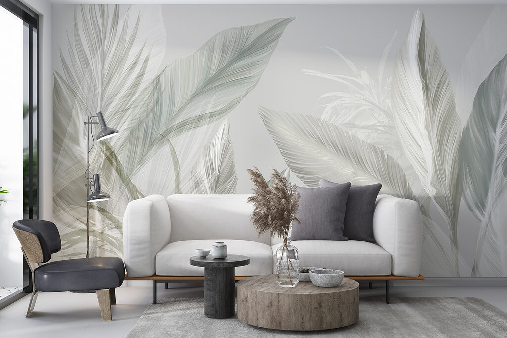 Fijn bladwerk in zachte tinten — interieur 3