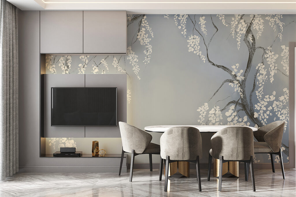 Onder bloeiende takken — interieur 3