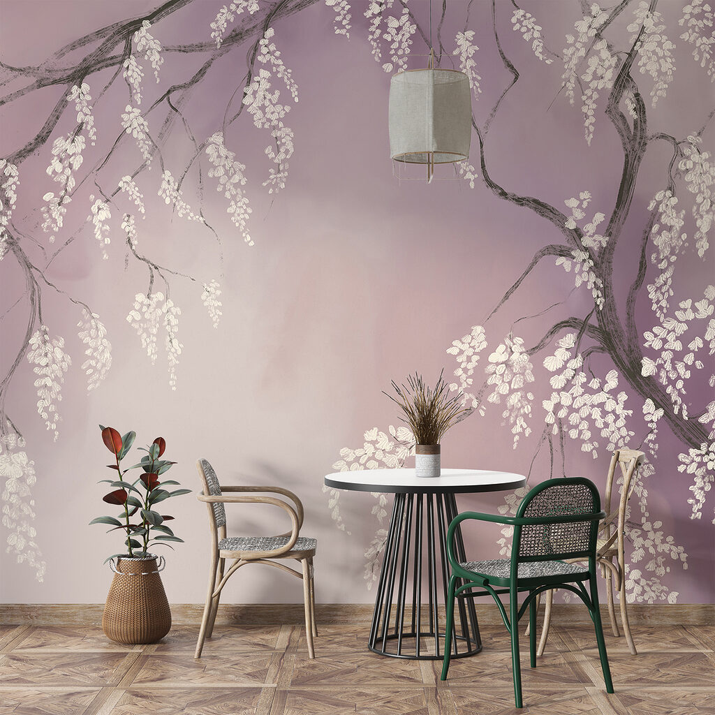 Onder bloeiende takken — interieur 6