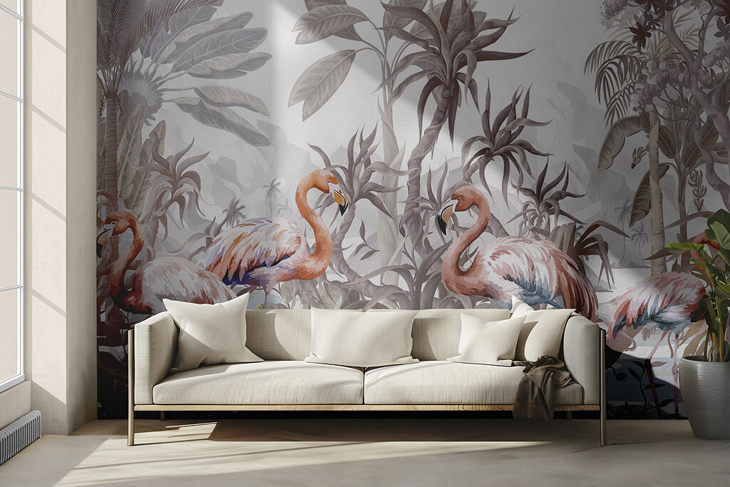 Flamingo's voor lichte junglebomen — interieur 2