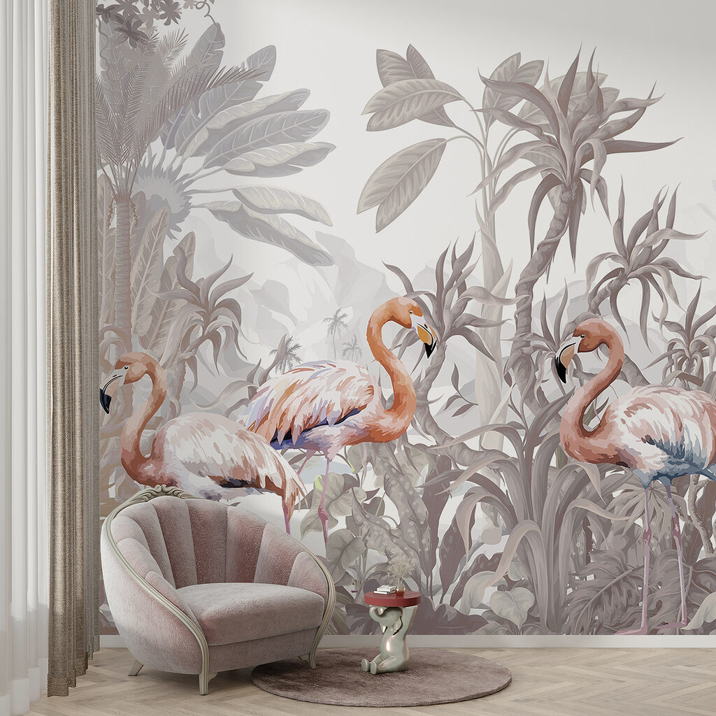 Flamingo's voor lichte junglebomen — interieur 5