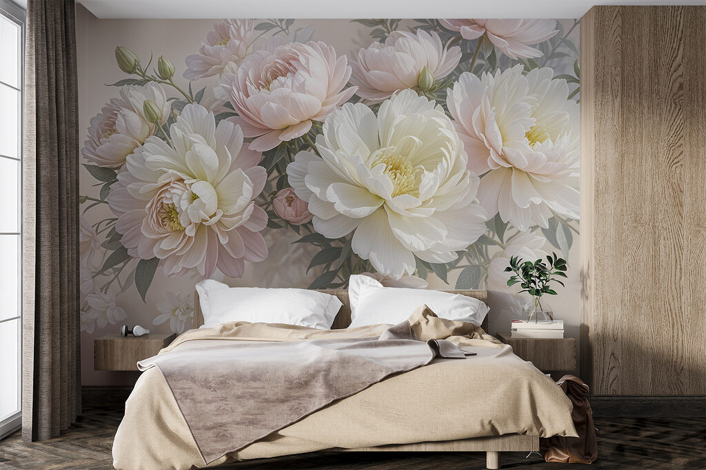Zacht boeket in roomroze — interieur 2